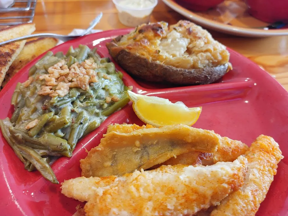 Fried Perch Dinner